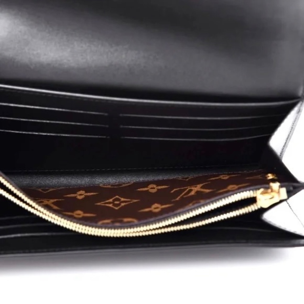 Louis Vuitton Cherrywood Monogram/Vernis Wallet Noir - Picture 5 of 13